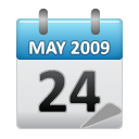 event 2009 may calendar